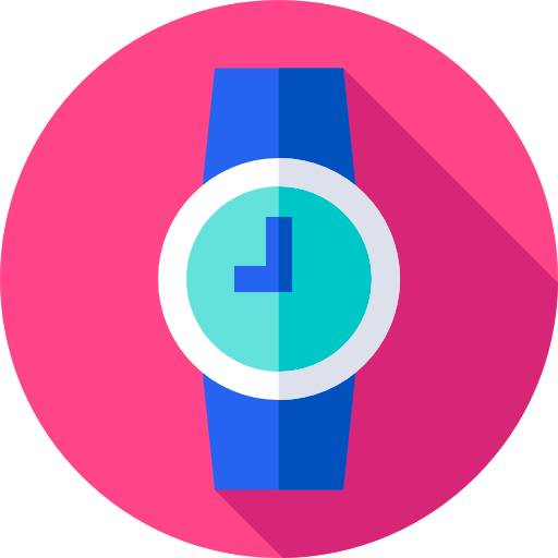 reloj de pulsera icono gratis