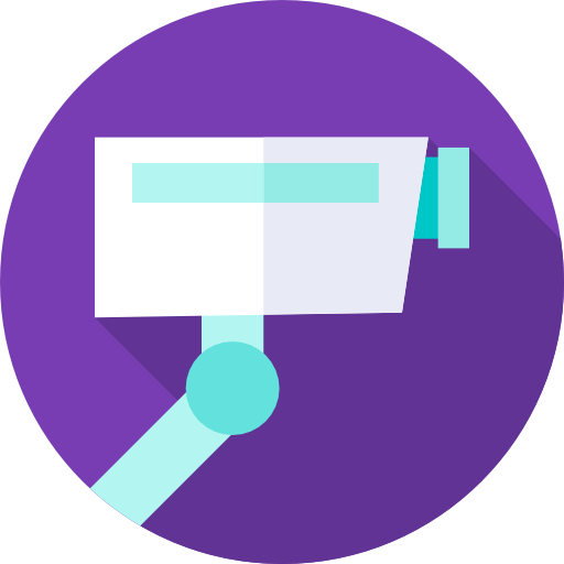 circuito cerrado de televisión icono gratis