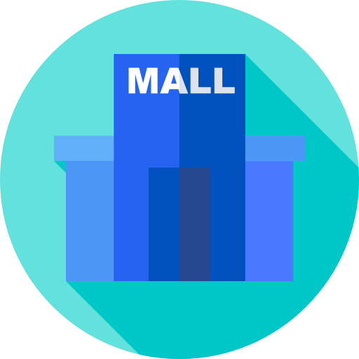 centro comercial icono gratis