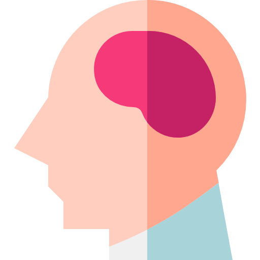 Brain Basic Straight Flat icon