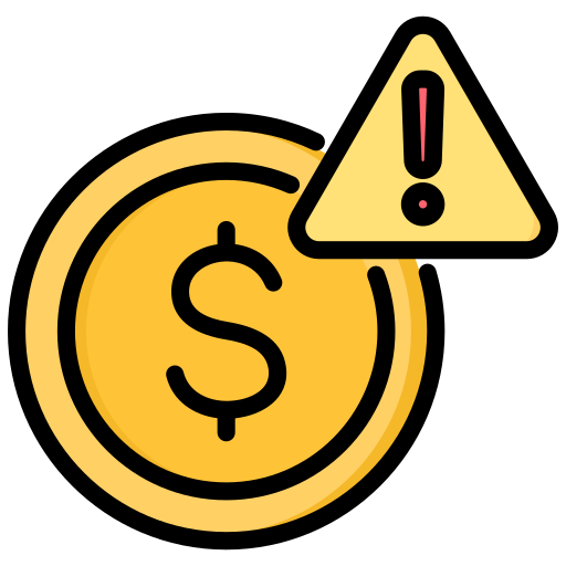 crise financière Icône gratuit