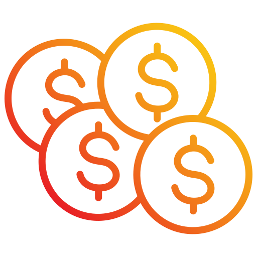 monedas icono gratis