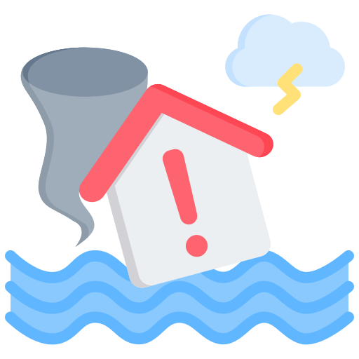 desastre natural icono gratis