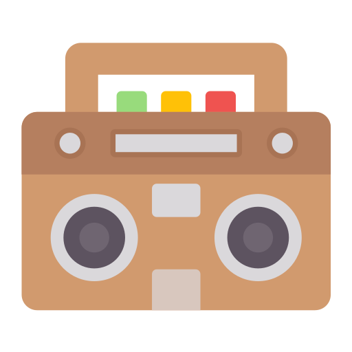 Boombox Generic color fill icon