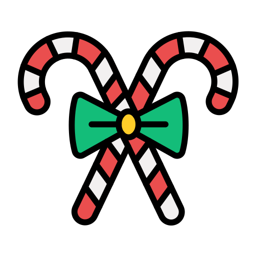 bastón de caramelo icono gratis