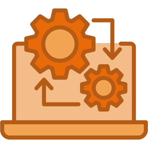 proceso automatizado icono gratis