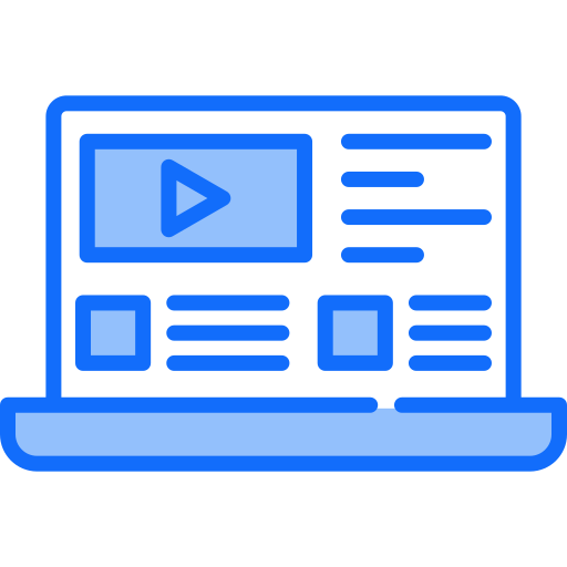 Online course free icon Online course free icon