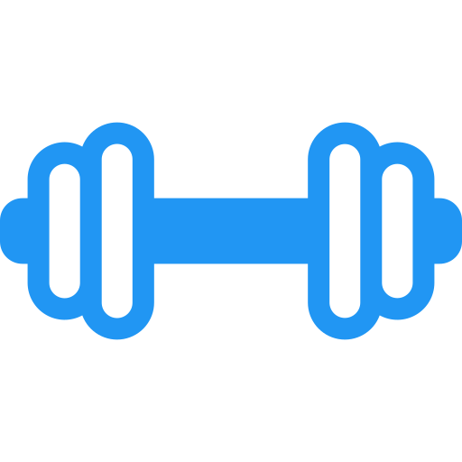 aptitud física icono gratis