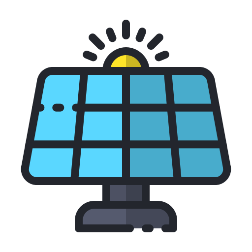 panel solar icono gratis