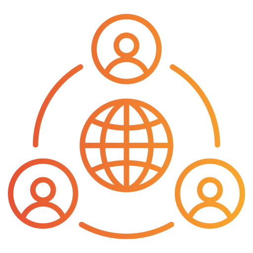 medios de comunicación social icono gratis