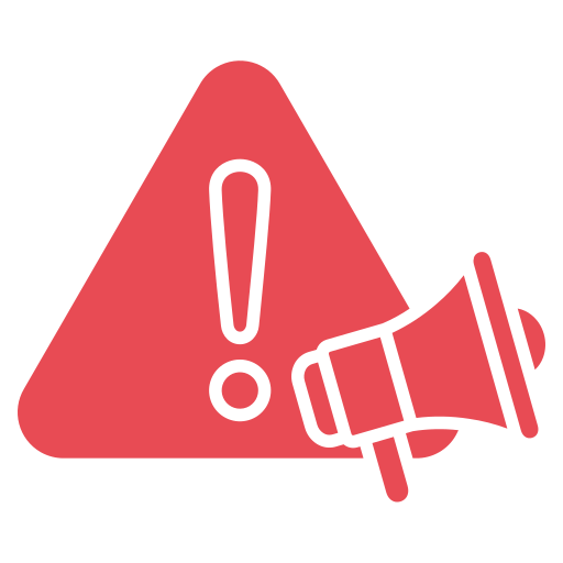 comunicacion de crisis icono gratis