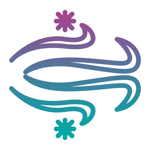 sopla el viento icono gratis