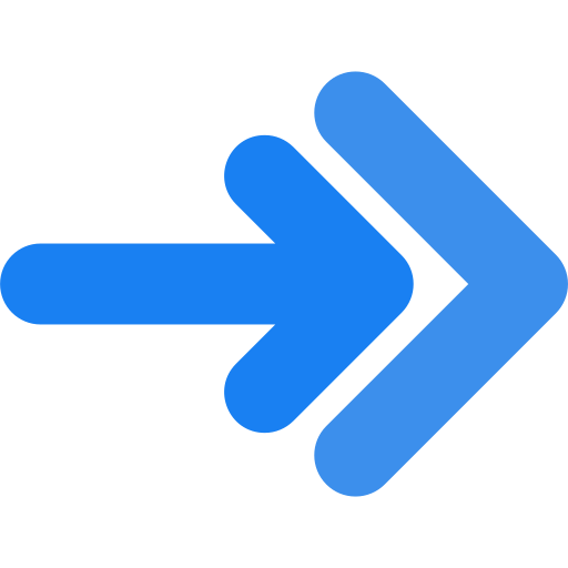 flecha correcta icono gratis