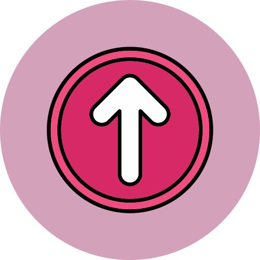 Up arrow free icon