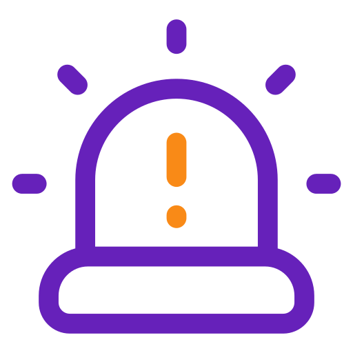 Alert Generic color outline icon