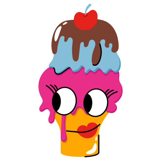 cucurucho de helado icono gratis