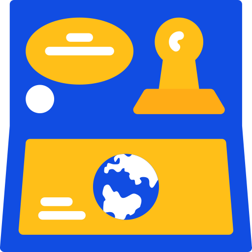 estampilla icono gratis