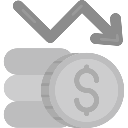 pérdida icono gratis