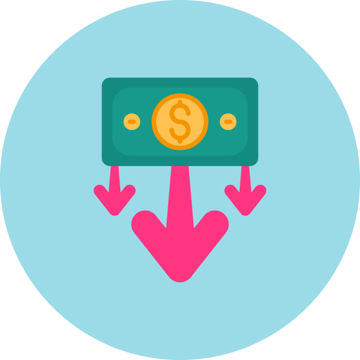 Decrease free icon