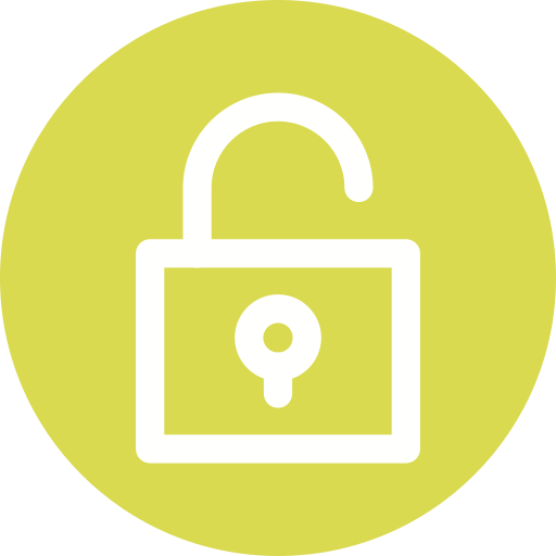Unlock free icon Unlock free icon