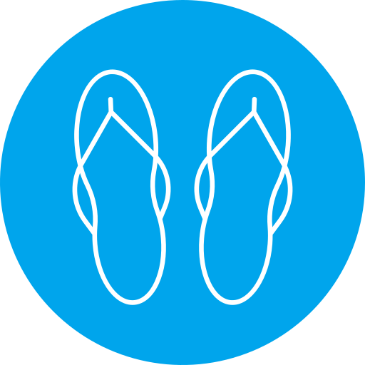 Slippers Generic color fill icon