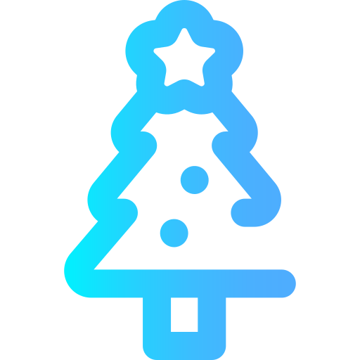 árbol de navidad icono gratis