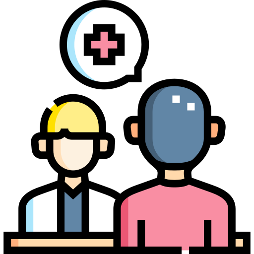 oficina del doctor icono gratis