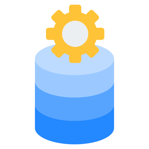gestión de base de datos icono gratis