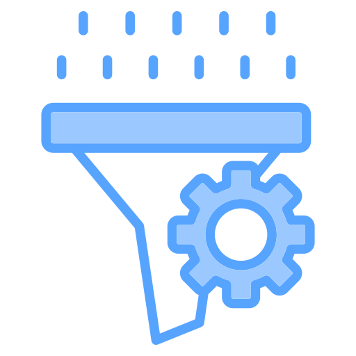 procesamiento de datos icono gratis