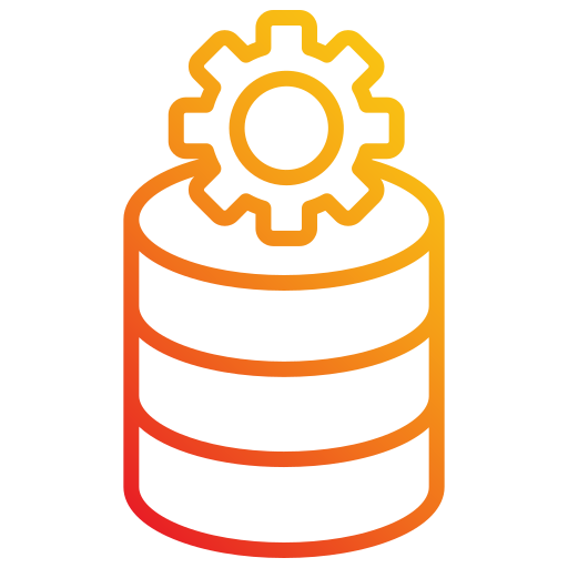 gestión de base de datos icono gratis