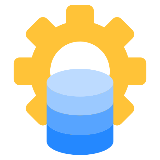 gestión de base de datos icono gratis