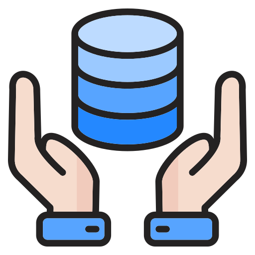 gestión de base de datos icono gratis
