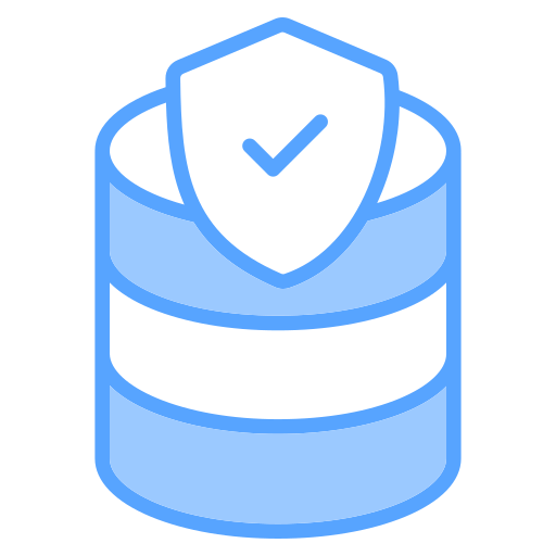 seguridad de la base de datos icono gratis