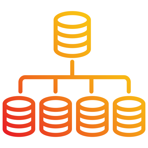 gestión de datos icono gratis