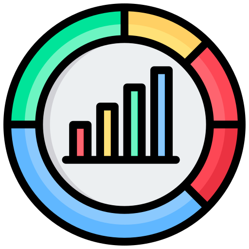 Market size Generic color lineal-color icon