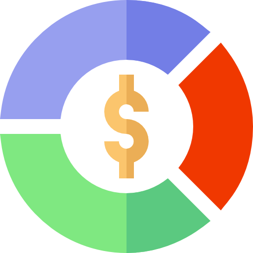 gráfico circular icono gratis