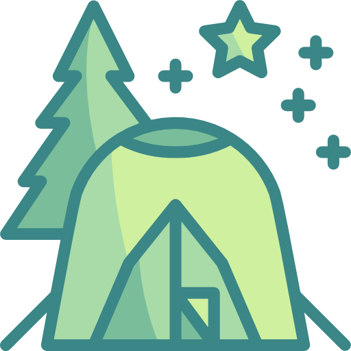 Camping Wanicon Two Tone Icon