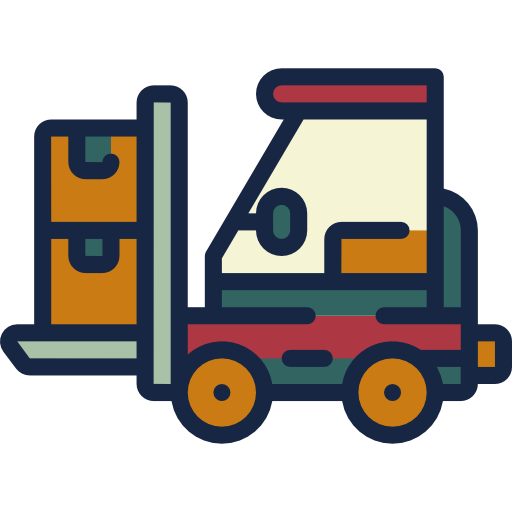 Forklift Wanicon Lineal Color icon