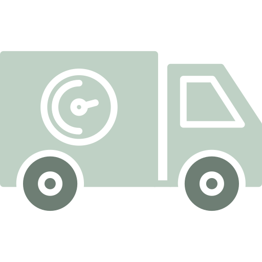 camión de reparto icono gratis