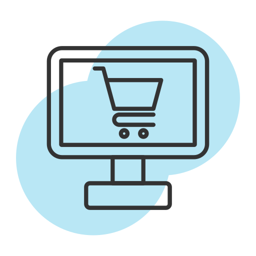 tienda en línea icono gratis