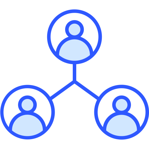 Group dynamics Generic color lineal-color icon