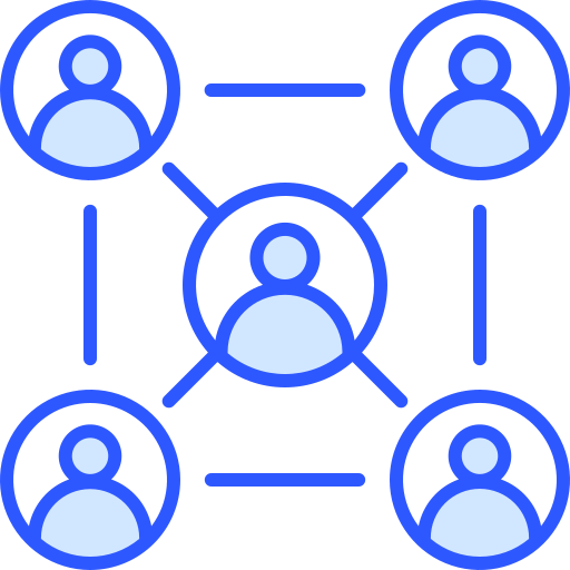 Group dynamics - Free networking icons