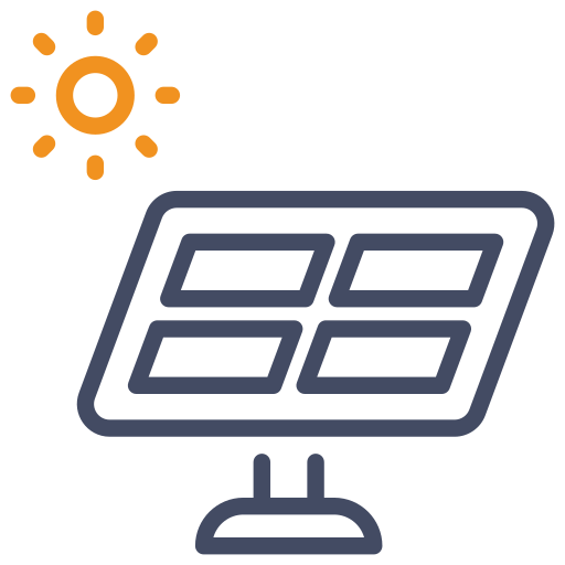 panel solar icono gratis