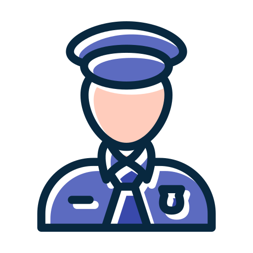 policía icono gratis