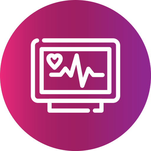 monitor de ecg icono gratis