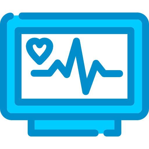 monitor de ecg icono gratis