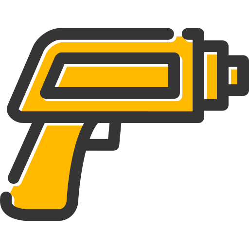 pistola termómetro icono gratis