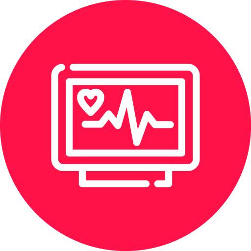 monitor de ecg icono gratis