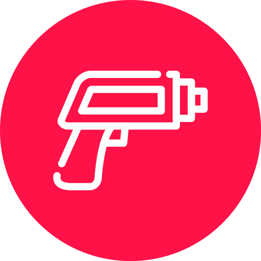 pistola termómetro icono gratis