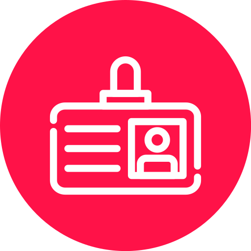 tarjeta de identificación icono gratis